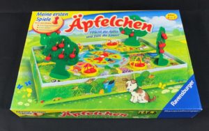 Spieletipp Äpfelchen von Ravensburger, Schachtel