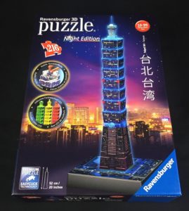 3D Puzzle Taipei 101 bei Nacht von Ravensburger Schachtel