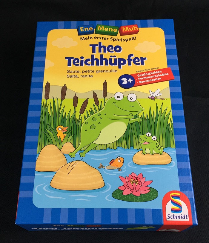 Spieletipp "Theo Teichhüpfer" von Schmidt Spiele, Schachtel