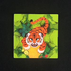 Spieletipp: "Karuba Junior" von Haba, Tiger-Plättchen