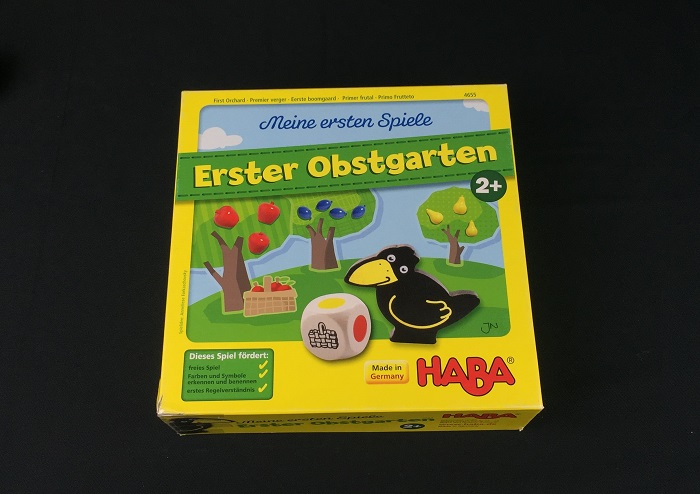 Spieletipp: "Erster Obstgarten" von HABA, Schachtel